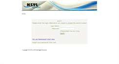 Desktop Screenshot of alumni.nsyl.org