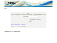 Tablet Screenshot of alumni.nsyl.org